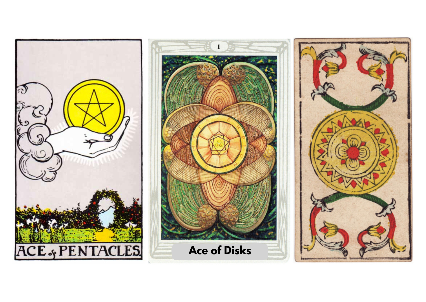 Ace of Pentacles tarot meaning explained: a card of prosperity, opportunity, grounding, manifestation, stability, abundance, upright and reversed meanings, symbolism, love, career, and its role in The Fool’s journey.