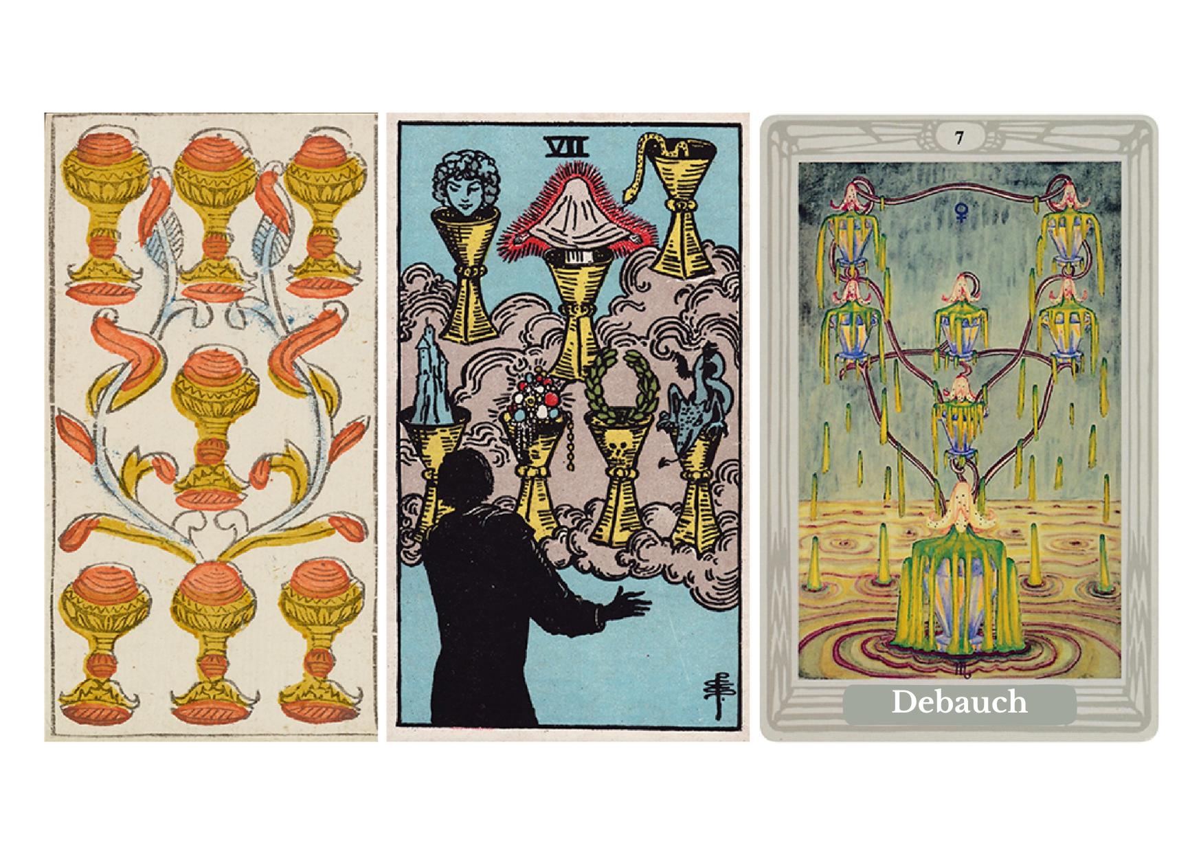 Seven of Cups — Illusion, Desire, and the Challenge of Emotional Clarity