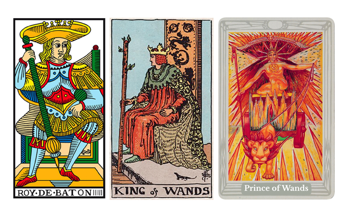 The King of Wands represents leadership, confidence, ambition, and visionary action. Discover its upright and reversed meanings in love, career, finances, and spirituality.