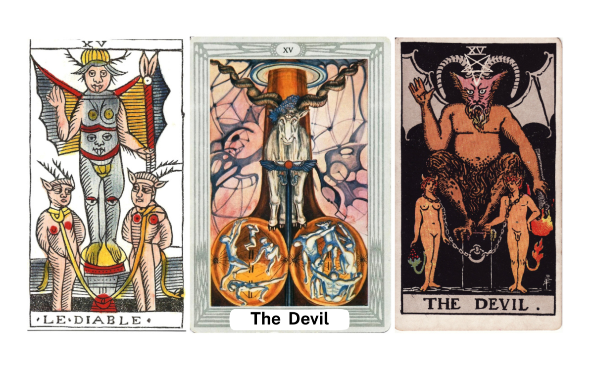 Discover the meaning of The Devil tarot card: desire, shadow, attachment, and liberation. Upright and reversed interpretations for love, career, spirituality, and personal freedom.