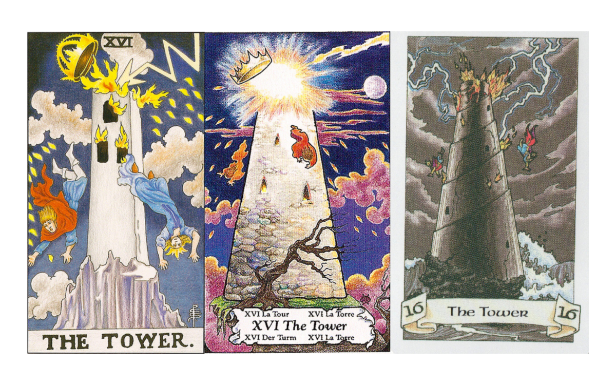 Explore The Tower tarot card meaning: sudden change, awakening, truth, and liberation. Upright and reversed interpretations for love, career, spirituality, and personal transformation.