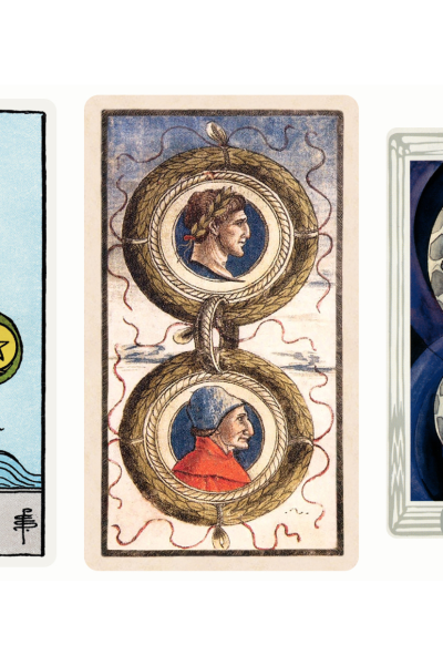 Two of Pentacles tarot meaning explained: a card of balance, adaptability, time management, life transitions, financial juggling, upright and reversed meanings, symbolism, love, career, and the Fool’s journey.