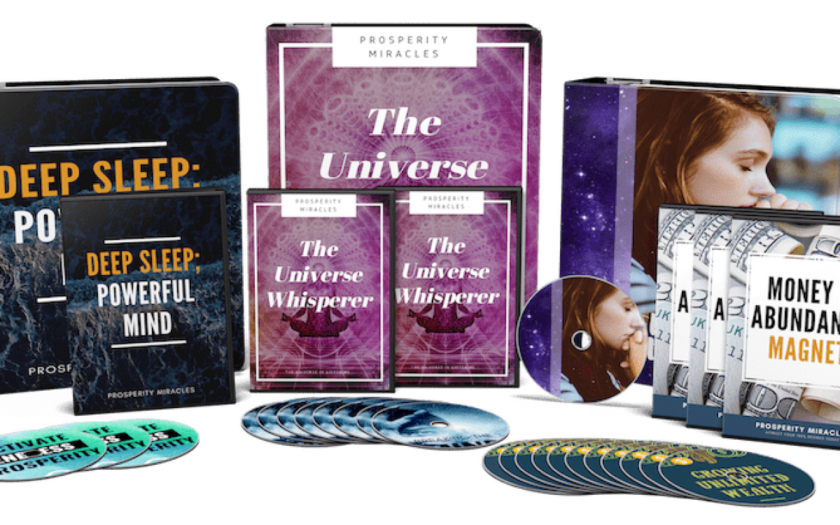 “Discover how Prosperity Miracles reprograms your mind in minutes a day to attract abundance, confidence and financial breakthroughs.”